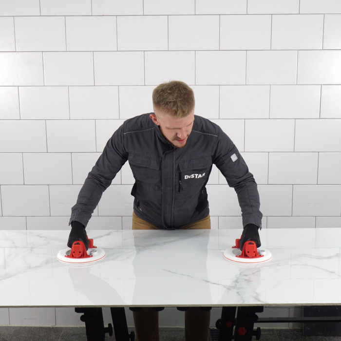 ELEKTRYCZNA PRZYSSAWKA PRÓŻNIOWA DO PŁYTEK POWERFIX MECHANIC DO 200KG/200MM