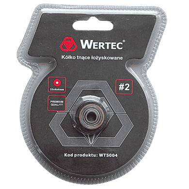 KÓŁKO ŁOŻYSKOWANE DO PRZECINARKI EXTRA LINE 22X6X6 NR. 2 WERTEC WT5004